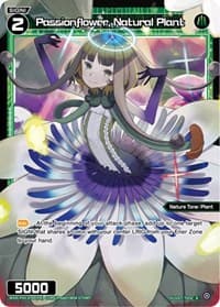 Passionflower, Natural Plant (Parallel Foil) - Curiosity Diva - WIXOSS card