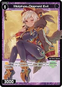 Malphas, Doomed Evil (Parallel Foil) - Curiosity Diva - WIXOSS card