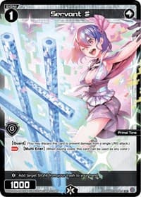 Servant # (Parallel Foil) - Curiosity Diva - WIXOSS card