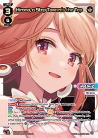Hirana, a Step Towards the Top (SCR) - Curiosity Diva - WIXOSS card