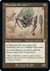 Phyrexian Revoker (Schematic) - The Brothers' War: Retro Frame Artifacts - Magic: The Gathering card