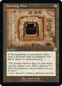 Howling Mine (Schematic) - The Brothers' War: Retro Frame Artifacts - Magic: The Gathering card