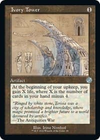 Ivory Tower (Schematic) - The Brothers' War: Retro Frame Artifacts - Magic: The Gathering card