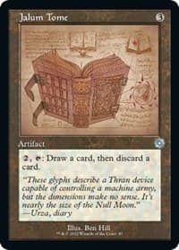 Jalum Tome (Schematic) - The Brothers' War: Retro Frame Artifacts - Magic: The Gathering card