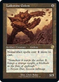 Lodestone Golem - The Brothers' War: Retro Frame Artifacts - Magic: The Gathering card