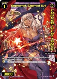 Baphomet, Doomed Evil (October 2022) (Winner) - Promo Cards - WIXOSS card