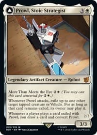 Prowl, Stoic Strategist - Universes Beyond: Transformers - Magic: The Gathering card