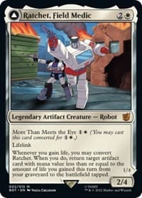 Ratchet, Field Medic - Universes Beyond: Transformers - Magic: The Gathering card