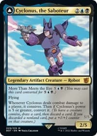 Cyclonus, the Saboteur - Universes Beyond: Transformers - Magic: The Gathering card