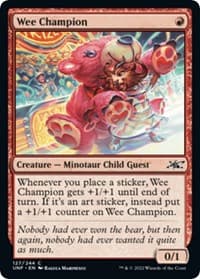 Wee Champion - Unfinity - Magic: The Gathering card