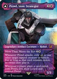 Prowl, Stoic Strategist (Shattered Glass) - Universes Beyond: Transformers - Magic: The Gathering card