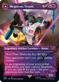 Megatron, Tyrant (Shattered Glass) - Universes Beyond: Transformers - Magic: The Gathering card