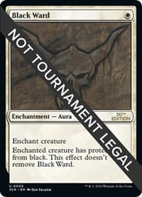 Black Ward - 30th Anniversary Edition - Magic: The Gathering card