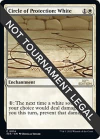Circle of Protection: White - 30th Anniversary Edition - Magic: The Gathering card