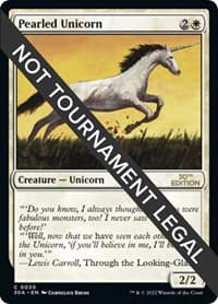 Pearled Unicorn - 30th Anniversary Edition - Magic: The Gathering card