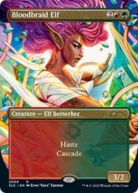 Bloodbraid Elf - Secret Lair Countdown Kit - Magic: The Gathering card