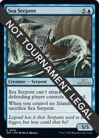 Sea Serpent - 30th Anniversary Edition - Magic: The Gathering card