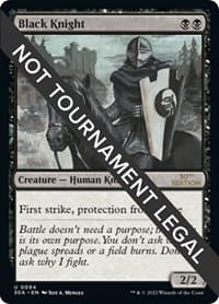 Black Knight - 30th Anniversary Edition - Magic: The Gathering card