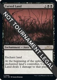 Cursed Land - 30th Anniversary Edition - Magic: The Gathering card