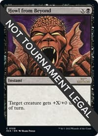 Howl from Beyond - 30th Anniversary Edition - Magic: The Gathering card