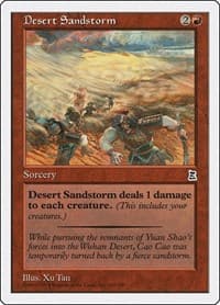 Desert Sandstorm - Portal Three Kingdoms - Magic: The Gathering card