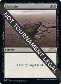 Sinkhole - 30th Anniversary Edition - Magic: The Gathering card
