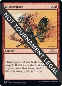 Disintegrate - 30th Anniversary Edition - Magic: The Gathering card