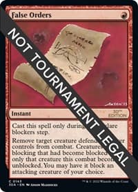 False Orders - 30th Anniversary Edition - Magic: The Gathering card