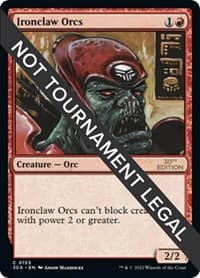 Ironclaw Orcs - 30th Anniversary Edition - Magic: The Gathering card