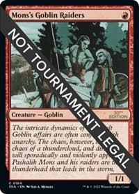 Mons's Goblin Raiders - 30th Anniversary Edition - Magic: The Gathering card