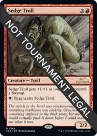 Sedge Troll - 30th Anniversary Edition - Magic: The Gathering card