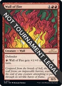 Wall of Fire - 30th Anniversary Edition - Magic: The Gathering card