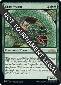 Craw Wurm - 30th Anniversary Edition - Magic: The Gathering card