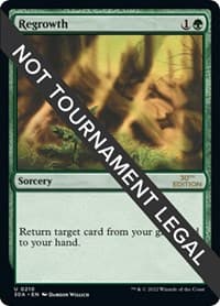 Regrowth - 30th Anniversary Edition - Magic: The Gathering card