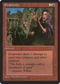 Evaporate - Homelands - Magic: The Gathering card