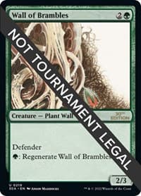 Wall of Brambles - 30th Anniversary Edition - Magic: The Gathering card