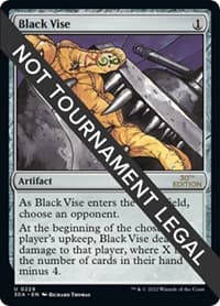 Black Vise - 30th Anniversary Edition - Magic: The Gathering card
