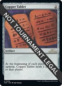 Copper Tablet - 30th Anniversary Edition - Magic: The Gathering card