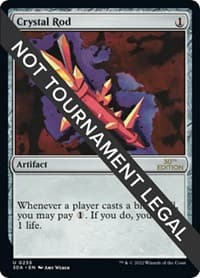 Crystal Rod - 30th Anniversary Edition - Magic: The Gathering card