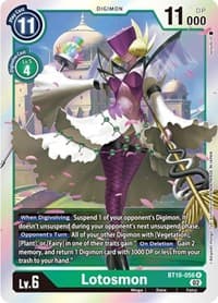 Lotosmon - Xros Encounter - Digimon Card Game card