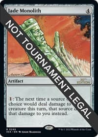 Jade Monolith - 30th Anniversary Edition - Magic: The Gathering card