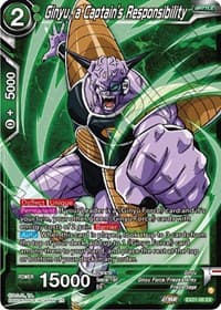 Ginyu, a Captain's Responsibility - 5th Anniversary Set - Dragon Ball Super: Masters card