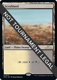 Scrubland - 30th Anniversary Edition - Magic: The Gathering card