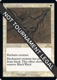 Black Ward (Retro Frame) - 30th Anniversary Edition - Magic: The Gathering card