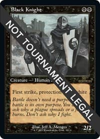 Black Knight (Retro Frame) - 30th Anniversary Edition - Magic: The Gathering card