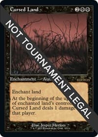 Cursed Land (Retro Frame) - 30th Anniversary Edition - Magic: The Gathering card