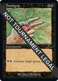 Deathgrip (Retro Frame) - 30th Anniversary Edition - Magic: The Gathering card