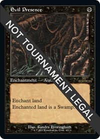 Evil Presence (Retro Frame) - 30th Anniversary Edition - Magic: The Gathering card