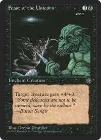 Feast of the Unicorn - Homelands - Magic: The Gathering card