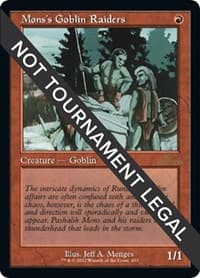 Mons's Goblin Raiders (Retro Frame) - 30th Anniversary Edition - Magic: The Gathering card